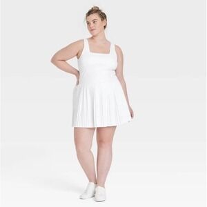 All In Motion Women's Tennis Active Athletic Dress with Built in Shorts Size L